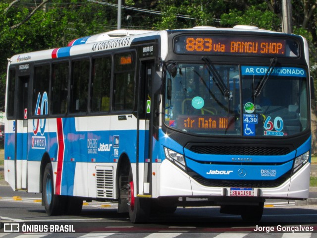 Auto Viação Jabour D86285 na cidade de Rio de Janeiro, Rio de Janeiro, Brasil, por Jorge Gonçalves. Número da foto: #12471052.