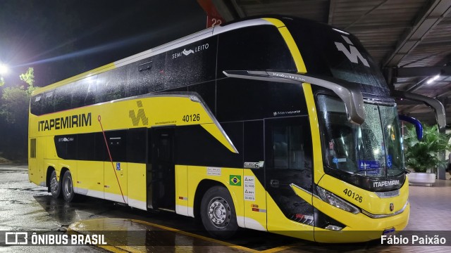 Viação Nova Itapemirim 40126 na cidade de Queluz, São Paulo, Brasil, por Fábio Paixão. Número da foto: #12471904.