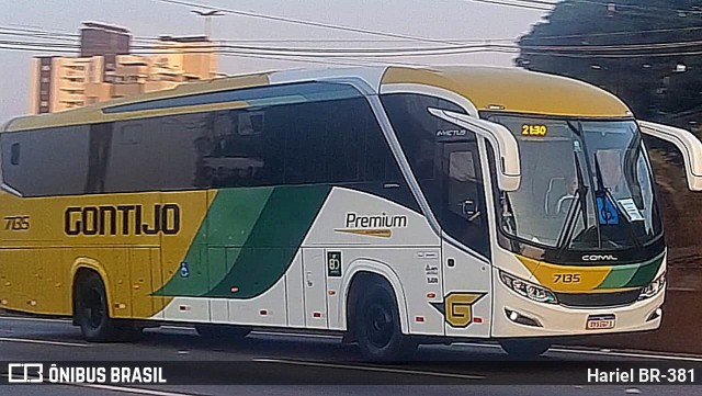 Empresa Gontijo de Transportes 7135 na cidade de Betim, Minas Gerais, Brasil, por Hariel BR-381. Número da foto: #12472431.