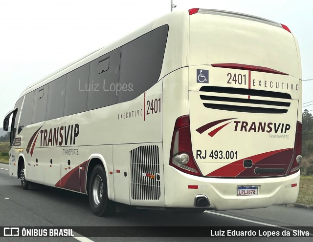 Transvip 2401 na cidade de Quatis, Rio de Janeiro, Brasil, por Luiz Eduardo Lopes da Silva. Número da foto: #12470526.