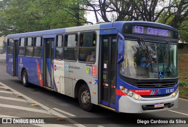 Transportes Capellini 33.107 na cidade de Campinas, São Paulo, Brasil, por Diego Cardoso da Silva. Número da foto: #12527146.