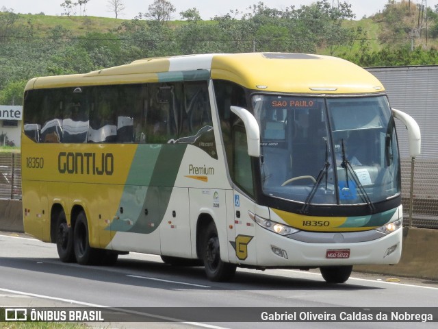 Empresa Gontijo de Transportes 18350 na cidade de Aparecida, São Paulo, Brasil, por Gabriel Oliveira Caldas da Nobrega. Número da foto: #12527351.