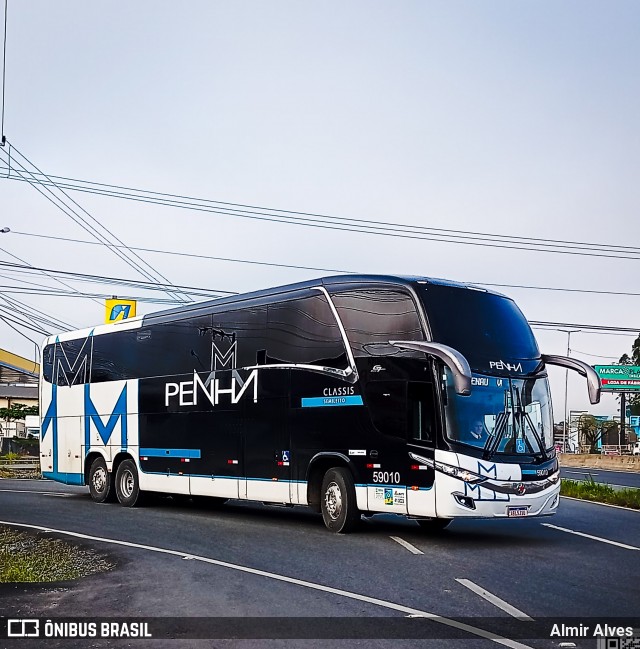 Empresa de Ônibus Nossa Senhora da Penha 59010 na cidade de Indaial, Santa Catarina, Brasil, por Almir Alves. Número da foto: #12528029.