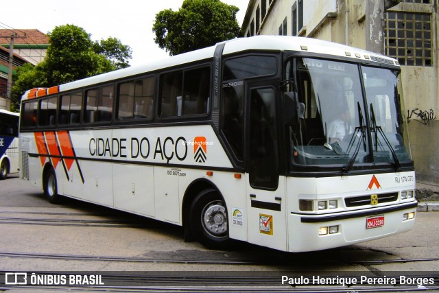 Viação Cidade do Aço RJ 174.070 na cidade de Rio de Janeiro, Rio de Janeiro, Brasil, por Paulo Henrique Pereira Borges. Número da foto: #12528968.