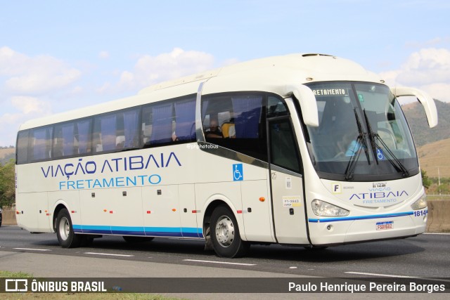 Viação Atibaia São Paulo 1814 na cidade de Roseira, São Paulo, Brasil, por Paulo Henrique Pereira Borges. Número da foto: #12529040.