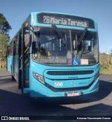 FAOL - Friburgo Auto Ônibus 586 na cidade de Nova Friburgo, Rio de Janeiro, Brasil, por Krisman Nascimento Gomes. Número da foto: #:id.
