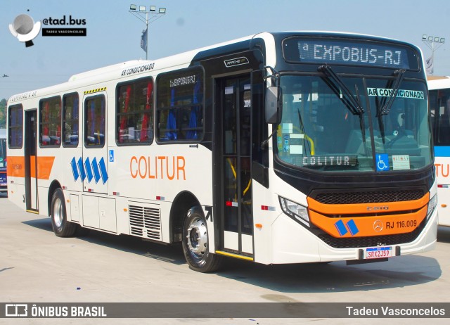 Colitur Transportes Rodoviários RJ 116.009 na cidade de Duque de Caxias, Rio de Janeiro, Brasil, por Tadeu Vasconcelos. Número da foto: #12548544.