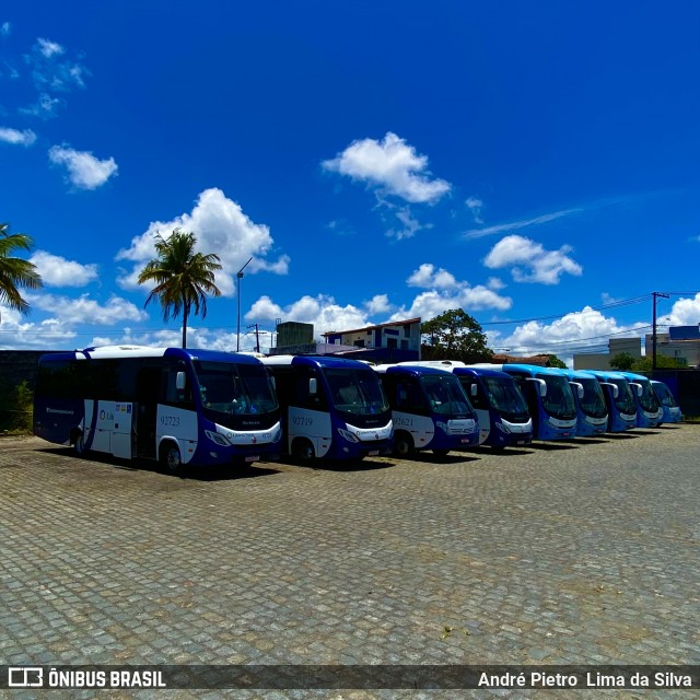 Viação Litoral Norte 92723 na cidade de Lauro de Freitas, Bahia, Brasil, por André Pietro  Lima da Silva. Número da foto: #12548038.