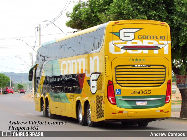 Empresa Gontijo de Transportes 25065 na cidade de Pirapora, Minas Gerais, Brasil, por Andrew Campos. Número da foto: #12549854.