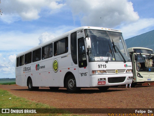 Lusitana Transportes 9715 na cidade de Cascavel, Paraná, Brasil, por Felipe  Dn. Número da foto: #12550727.