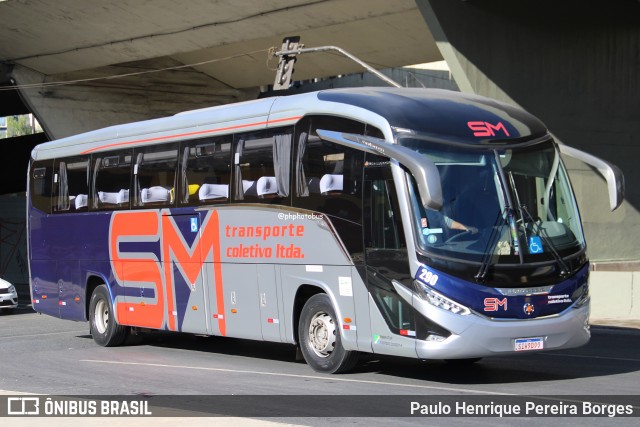 Transporte Coletivo Santa Maria 290 na cidade de Belo Horizonte, Minas Gerais, Brasil, por Paulo Henrique Pereira Borges. Número da foto: #12548736.