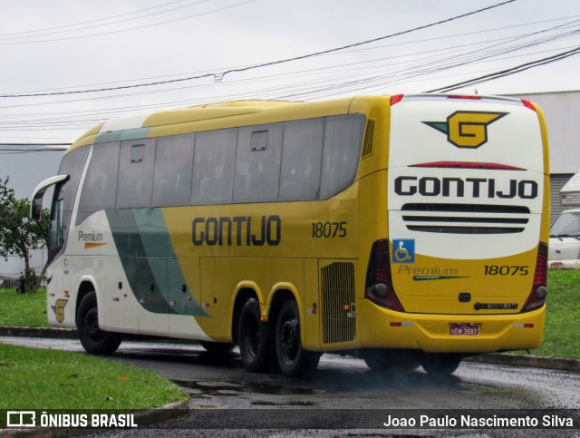 Empresa Gontijo de Transportes 18075 na cidade de Foz do Iguaçu, Paraná, Brasil, por Joao Paulo Nascimento Silva. Número da foto: #12549829.