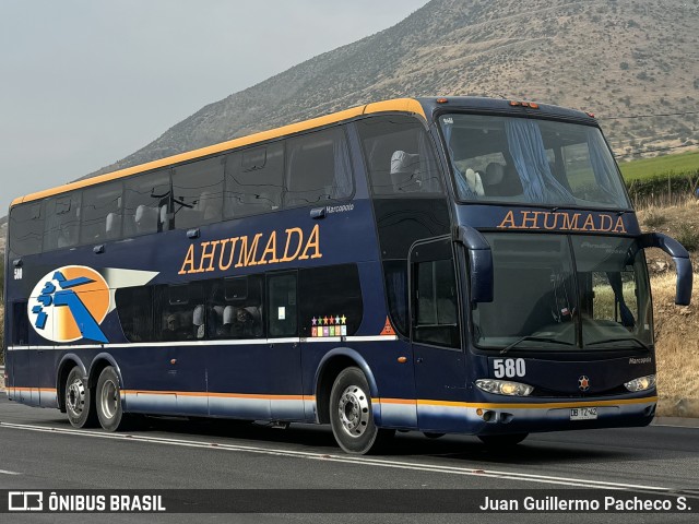 Buses Ahumada 580 na cidade de Santiago, Santiago, Metropolitana de Santiago, Chile, por Juan Guillermo Pacheco S.. Número da foto: #12550731.