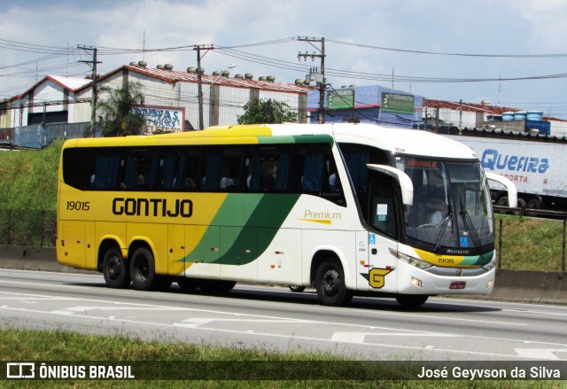 Empresa Gontijo de Transportes 19015 na cidade de Guarulhos, São Paulo, Brasil, por José Geyvson da Silva. Número da foto: #12549978.