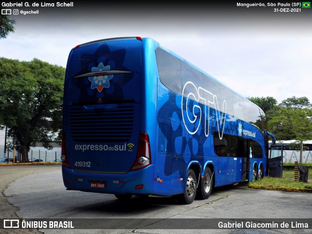 Expresso do Sul 419312 na cidade de São Paulo, São Paulo, Brasil, por Gabriel Giacomin de Lima. Número da foto: #12548831.