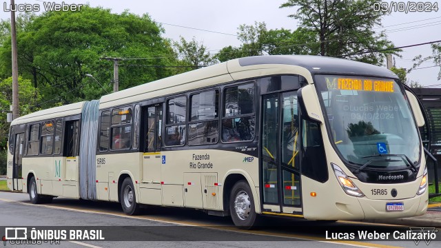 Leblon Transporte de Passageiros 15R85 na cidade de Curitiba, Paraná, Brasil, por Lucas Weber Calizario. Número da foto: #12550170.