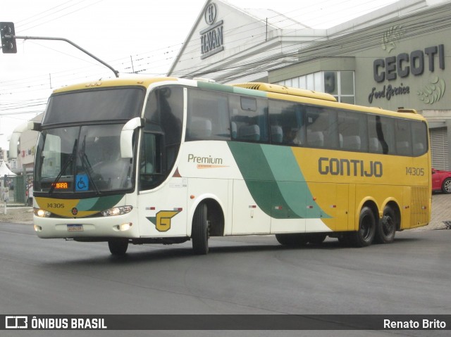 Empresa Gontijo de Transportes 14305 na cidade de Juiz de Fora, Minas Gerais, Brasil, por Renato Brito. Número da foto: #12550117.