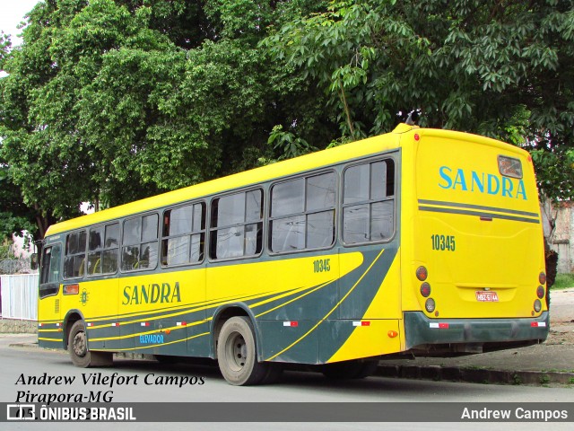 Viação Sandra 10345 na cidade de Pirapora, Minas Gerais, Brasil, por Andrew Campos. Número da foto: #12549860.