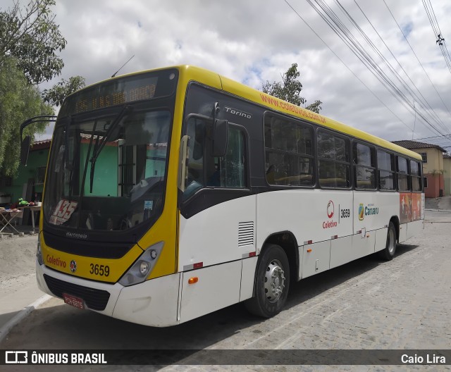 Coletivo Transportes 3659 na cidade de Caruaru, Pernambuco, Brasil, por Caio Lira. Número da foto: #12548287.
