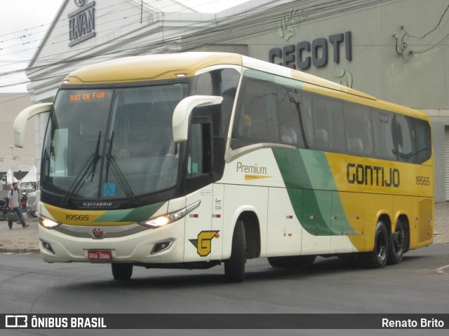 Empresa Gontijo de Transportes 19565 na cidade de Juiz de Fora, Minas Gerais, Brasil, por Renato Brito. Número da foto: #12550171.