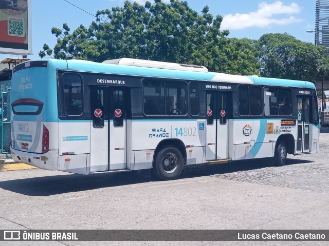 Viação Siará Grande 14802 na cidade de Fortaleza, Ceará, Brasil, por Lucas Caetano. Número da foto: #12549822.