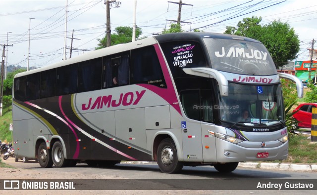 Viação Jam Joy 7812 na cidade de Marabá, Pará, Brasil, por Andrey Gustavo. Número da foto: #12549352.