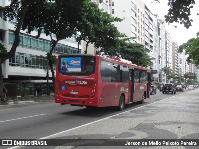 Auto Ônibus Brasília 1.3.016 na cidade de Niterói, Rio de Janeiro, Brasil, por Jerson de Mello Peixoto Pereira. Número da foto: #12550724.