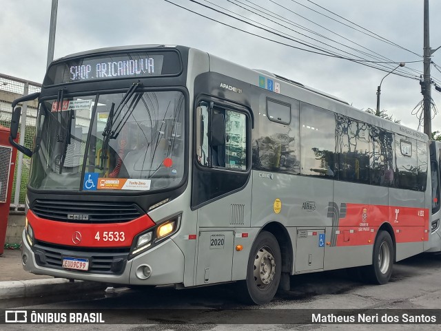Allibus Transportes 4 5533 na cidade de São Paulo, São Paulo, Brasil, por Matheus Neri dos Santos. Número da foto: #12547938.