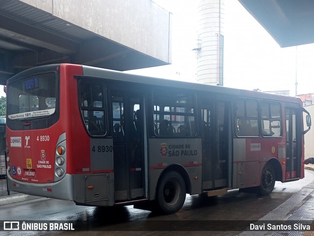 Express Transportes Urbanos Ltda 4 8930 na cidade de São Paulo, São Paulo, Brasil, por Davi Santos Silva. Número da foto: #12548949.