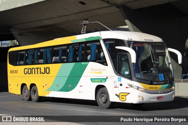 Empresa Gontijo de Transportes 18830 na cidade de Belo Horizonte, Minas Gerais, Brasil, por Paulo Henrique Pereira Borges. Número da foto: #12548717.