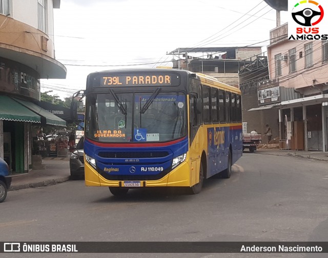 Auto Viação Reginas RJ 110.049 na cidade de São João de Meriti, Rio de Janeiro, Brasil, por Anderson Nascimento . Número da foto: #12548200.
