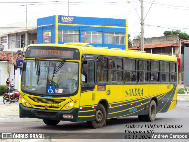 Viação Sandra 10345 na cidade de Pirapora, Minas Gerais, Brasil, por Andrew Campos. Número da foto: #12549871.