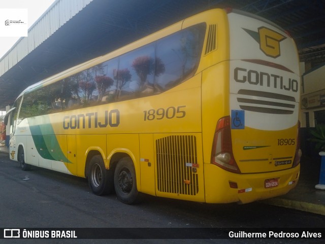 Empresa Gontijo de Transportes 18905 na cidade de Lambari, Minas Gerais, Brasil, por Guilherme Pedroso Alves. Número da foto: #12547927.