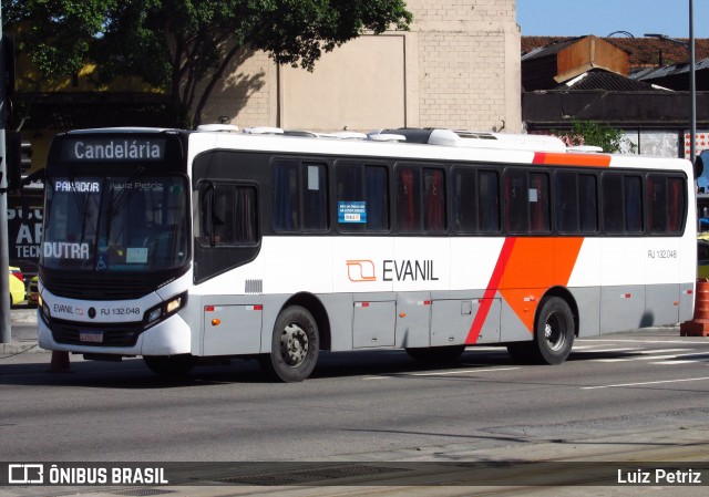 Evanil Transportes e Turismo RJ 132.048 na cidade de Rio de Janeiro, Rio de Janeiro, Brasil, por Luiz Petriz. Número da foto: #12547785.