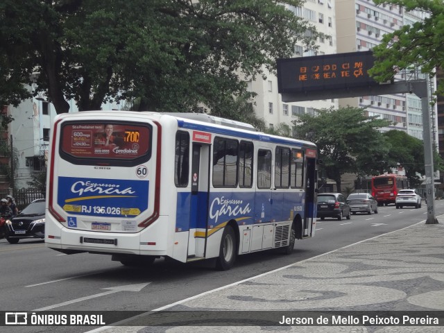 Expresso Garcia RJ 135.026 na cidade de Niterói, Rio de Janeiro, Brasil, por Jerson de Mello Peixoto Pereira. Número da foto: #12550697.