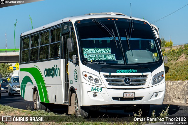 Autobuses Conexión 8409 na cidade de Pachuca de Soto, Hidalgo, México, por Omar Ramírez Thor2102. Número da foto: #12547924.
