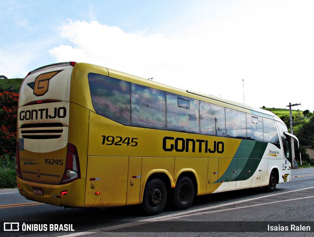 Empresa Gontijo de Transportes 19245 na cidade de Santos Dumont, Minas Gerais, Brasil, por Isaias Ralen. Número da foto: #12549890.