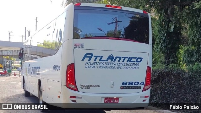 ATT - Atlântico Transportes e Turismo 6804 na cidade de Salvador, Bahia, Brasil, por Fábio Paixão. Número da foto: #12550284.