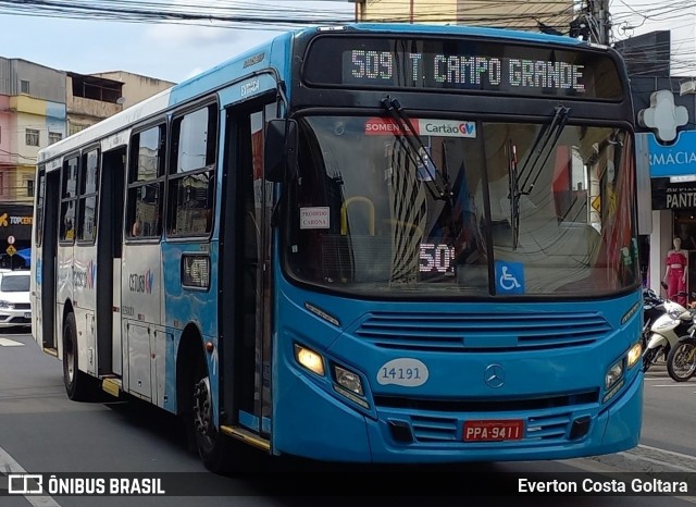 Serramar Transporte Coletivo 14191 na cidade de Cariacica, Espírito Santo, Brasil, por Everton Costa Goltara. Número da foto: #12548912.