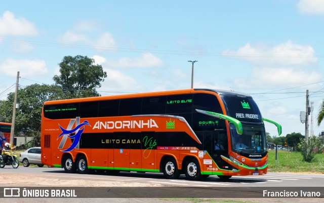 Empresa de Transportes Andorinha 7063 na cidade de Presidente Prudente, São Paulo, Brasil, por Francisco Ivano. Número da foto: #12550928.