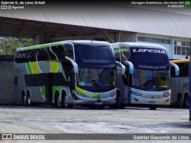 Brasil Sul Linhas Rodoviárias 3518 na cidade de São Paulo, São Paulo, Brasil, por Gabriel Giacomin de Lima. Número da foto: #12548809.