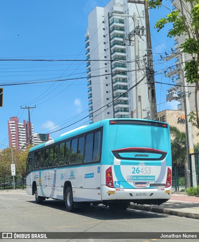 Maraponga Transportes 26453 na cidade de Fortaleza, Ceará, Brasil, por Jonathan Nunes. Número da foto: #12552005.