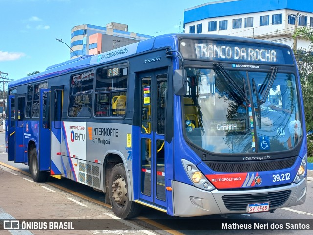 Empresa de Transportes Mairiporã 39.212 na cidade de Franco da Rocha, São Paulo, Brasil, por Matheus Neri dos Santos. Número da foto: #12552417.