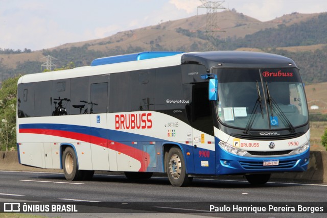 Brubuss Transportes 9900 na cidade de Roseira, São Paulo, Brasil, por Paulo Henrique Pereira Borges. Número da foto: #12552733.