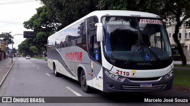 Pindatur Transporte e Turismo 2119 na cidade de São José dos Campos, São Paulo, Brasil, por Marcelo José Souza. Número da foto: #12551967.