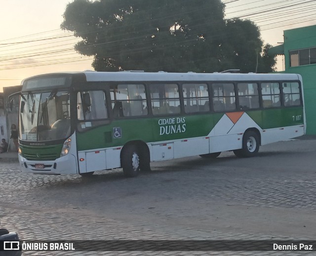 Viação Cidade das Dunas 7 107 na cidade de Natal, Rio Grande do Norte, Brasil, por Dennis Paz. Número da foto: #12552353.