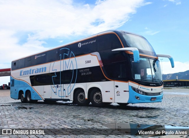 Emtram 5360 na cidade de Estiva, Minas Gerais, Brasil, por Vicente de Paulo Alves. Número da foto: #12551624.