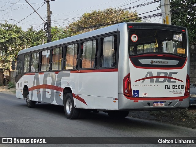Auto Viação ABC RJ 105.010 na cidade de São Gonçalo, Rio de Janeiro, Brasil, por Cleiton Linhares. Número da foto: #12551404.