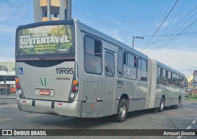 Araucária Transportes Coletivos 19R95 na cidade de Curitiba, Paraná, Brasil, por Amauri Souza. Número da foto: #12553722.