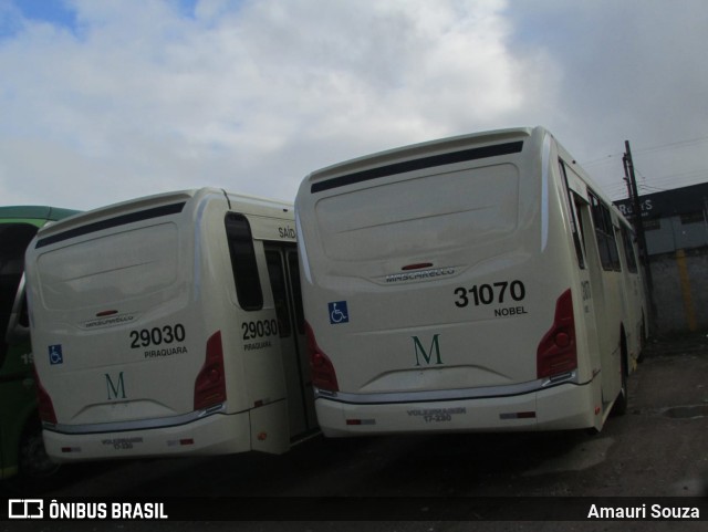 Viação Nobel 31070 na cidade de Curitiba, Paraná, Brasil, por Amauri Souza. Número da foto: #12553688.